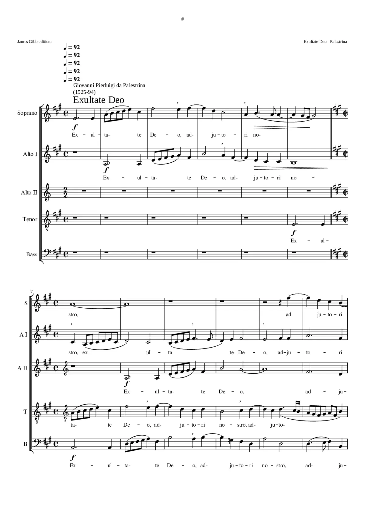 Exultate Deo - Page 1