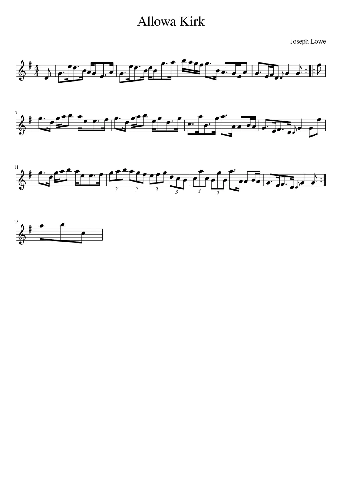 Allowa Kirk - Page 1