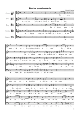 Domine quando veneris a 5