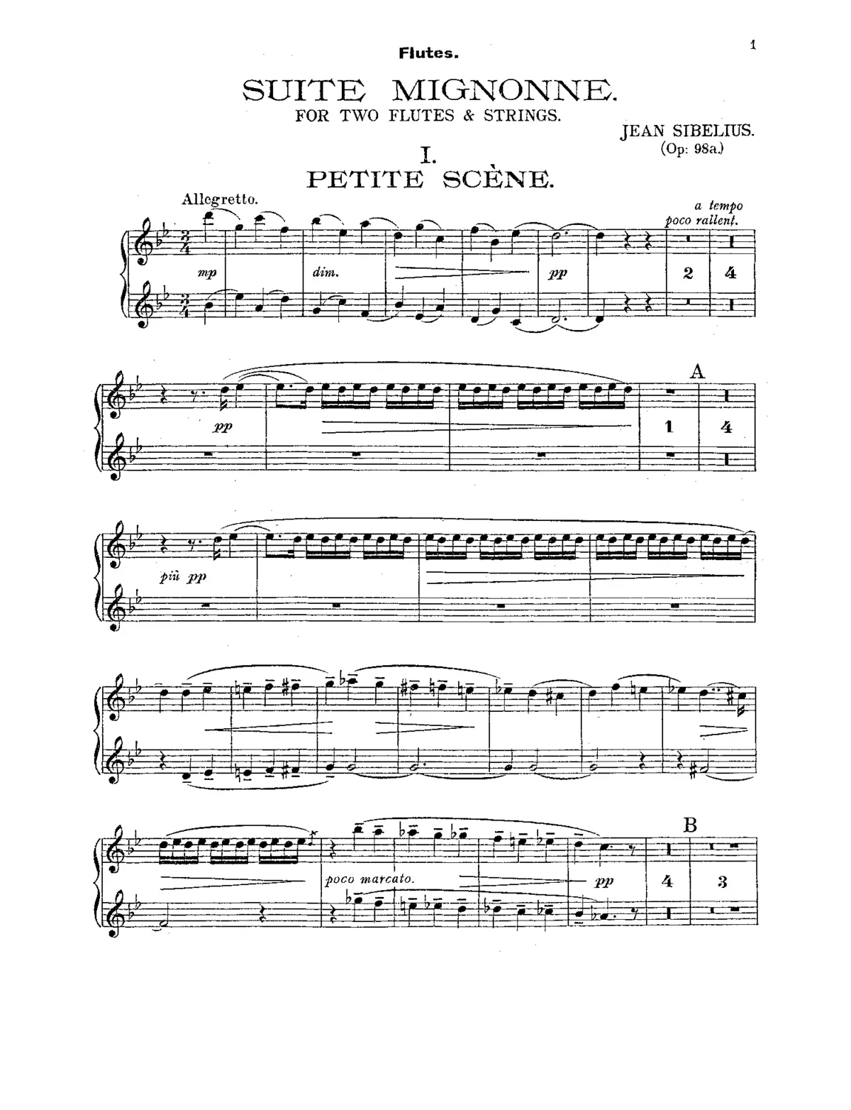2 Suites for Orchestra - Page 1