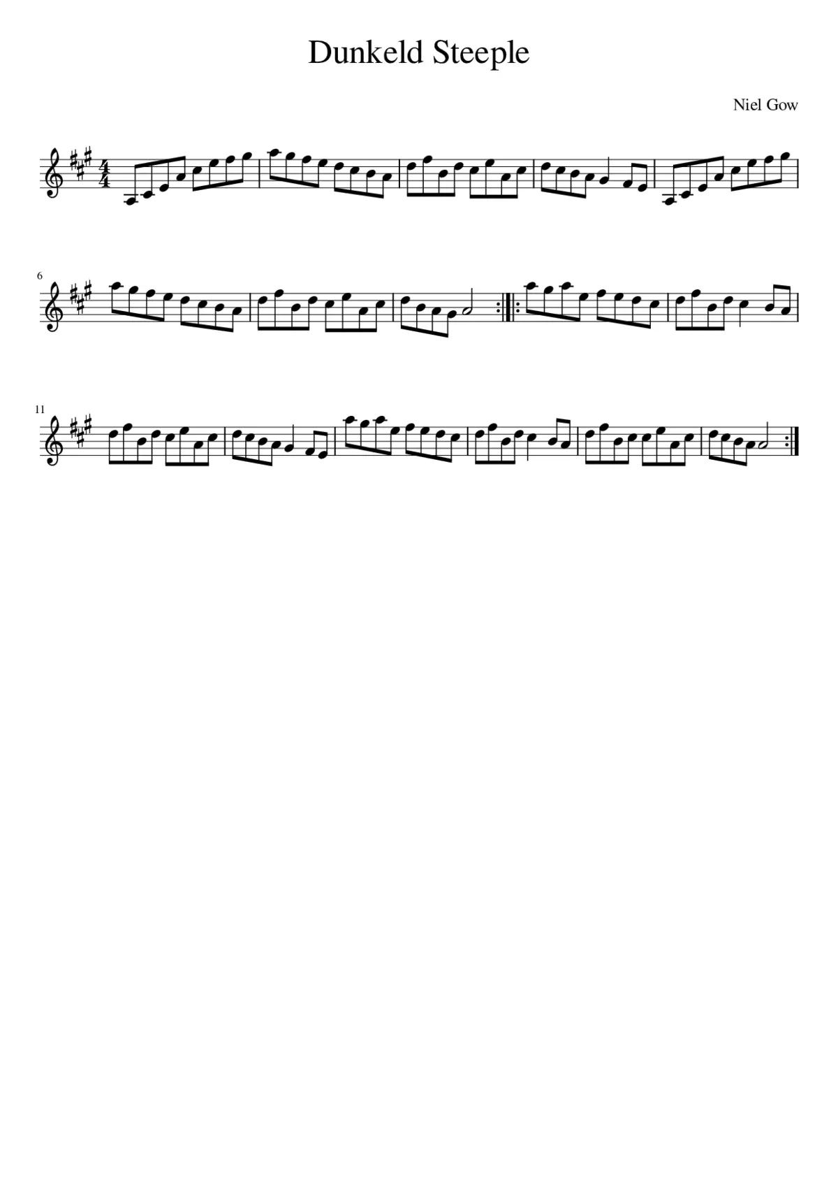 Dunkeld Steeple - Page 1