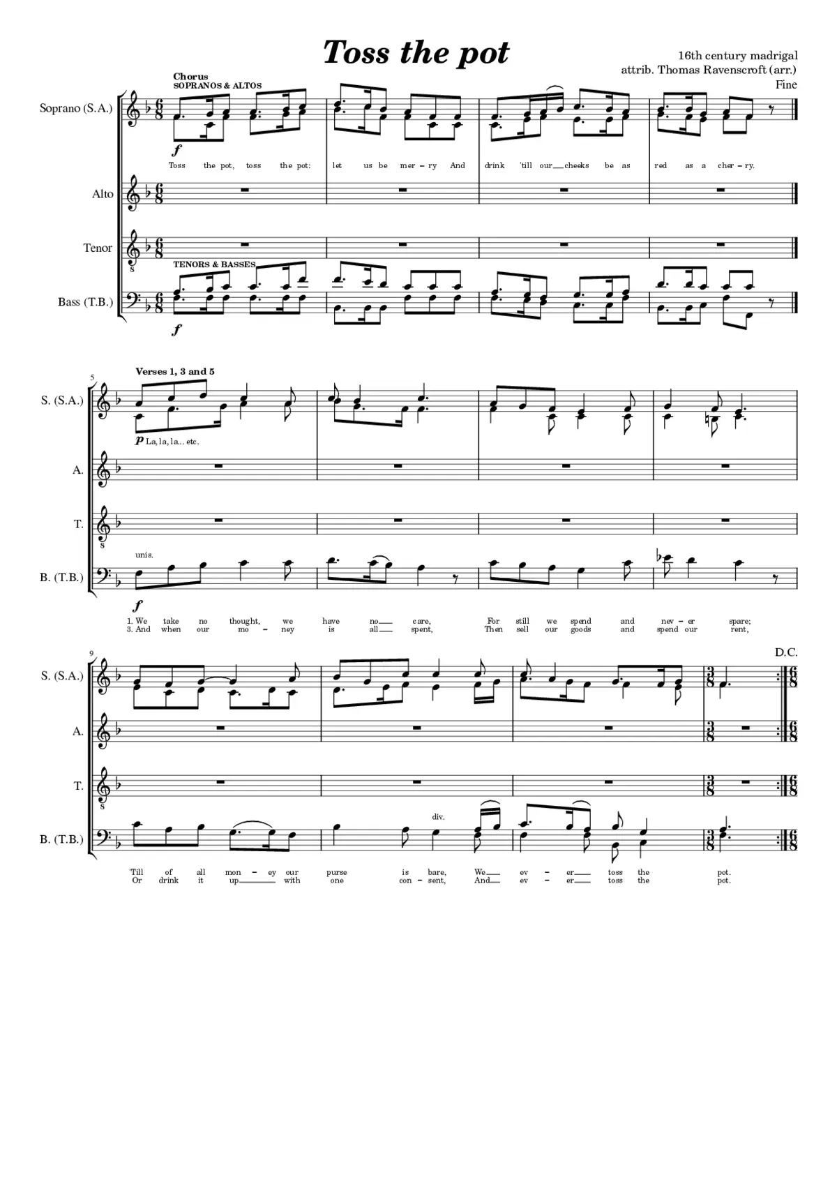 Toss the pot - Page 1