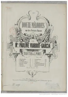 12 Poems by Pushkin, Fet and Turgenev