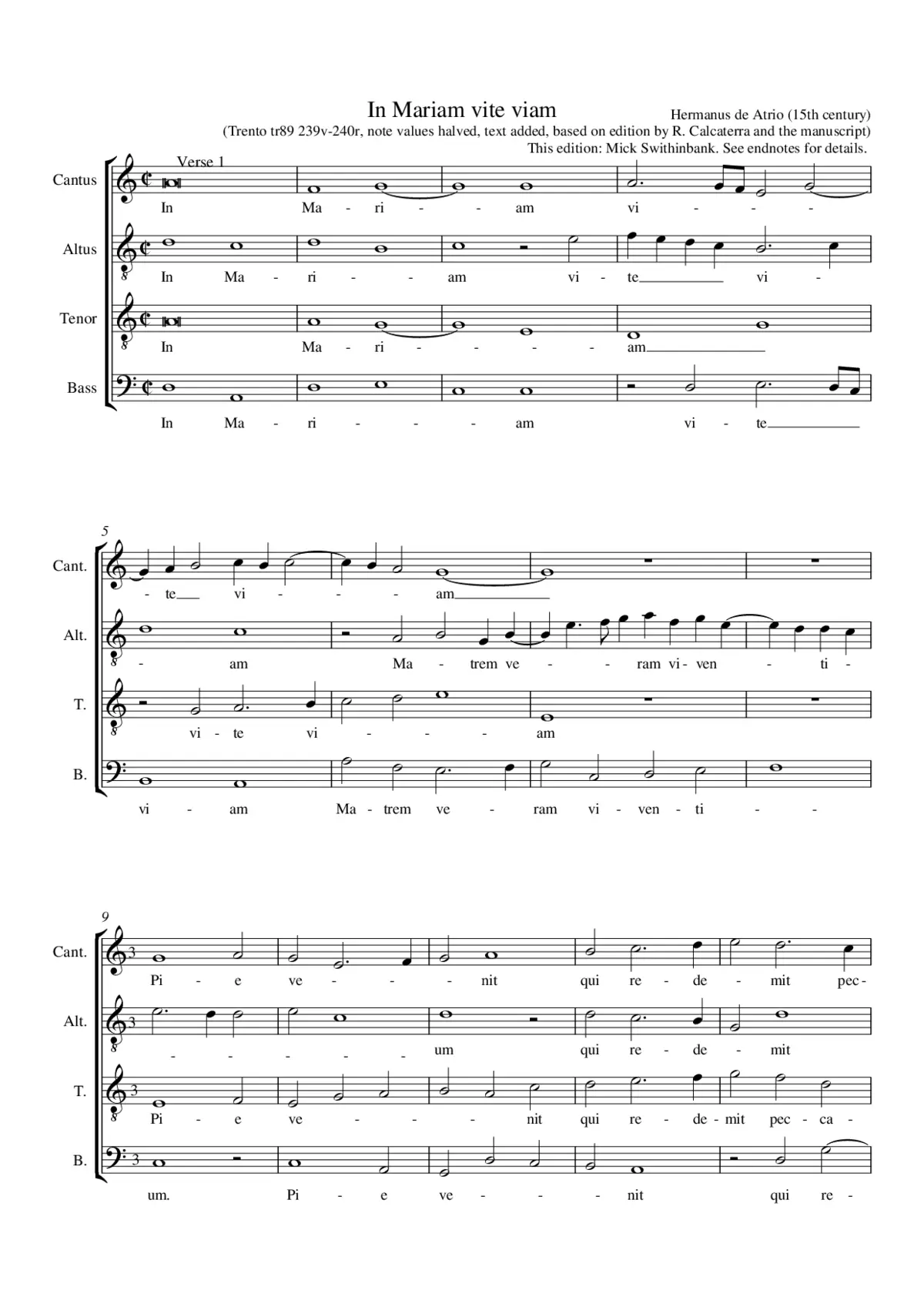 In Mariam vite viam - Page 1
