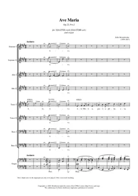 Ave Maria, Op. 23, No. 2