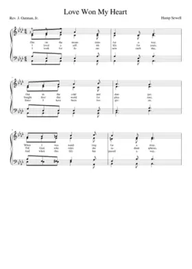 Out on the mountains far away (Sewell)