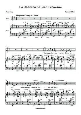 La chanson de Jean Prouvaire