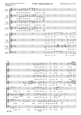 Cantate Domino a 8