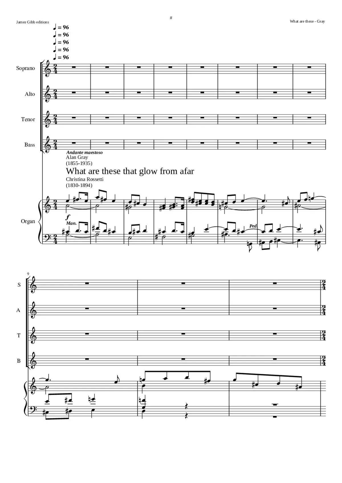 What are these that glow from afar - Page 1