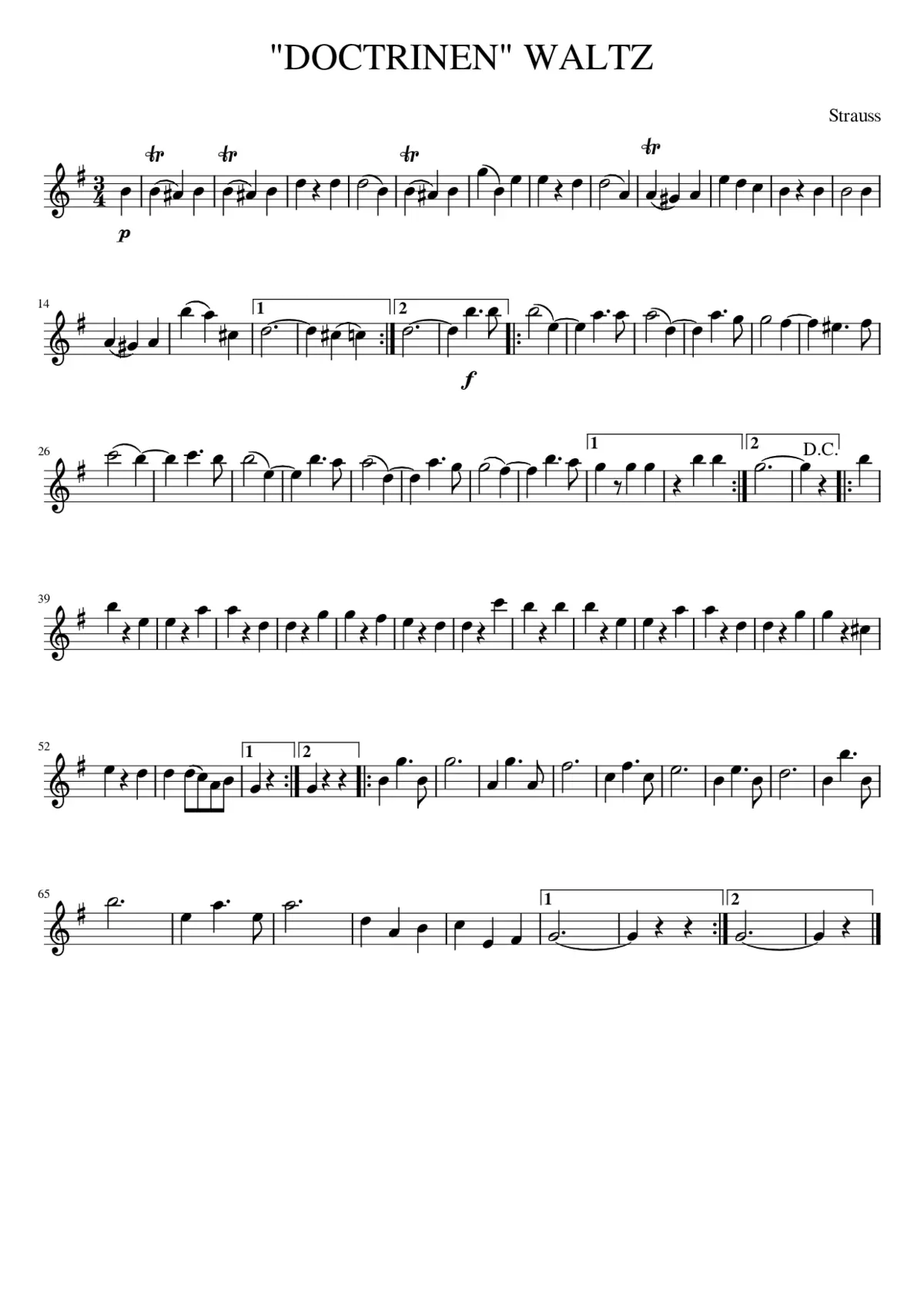 Doctrinen Op.79 - Page 1