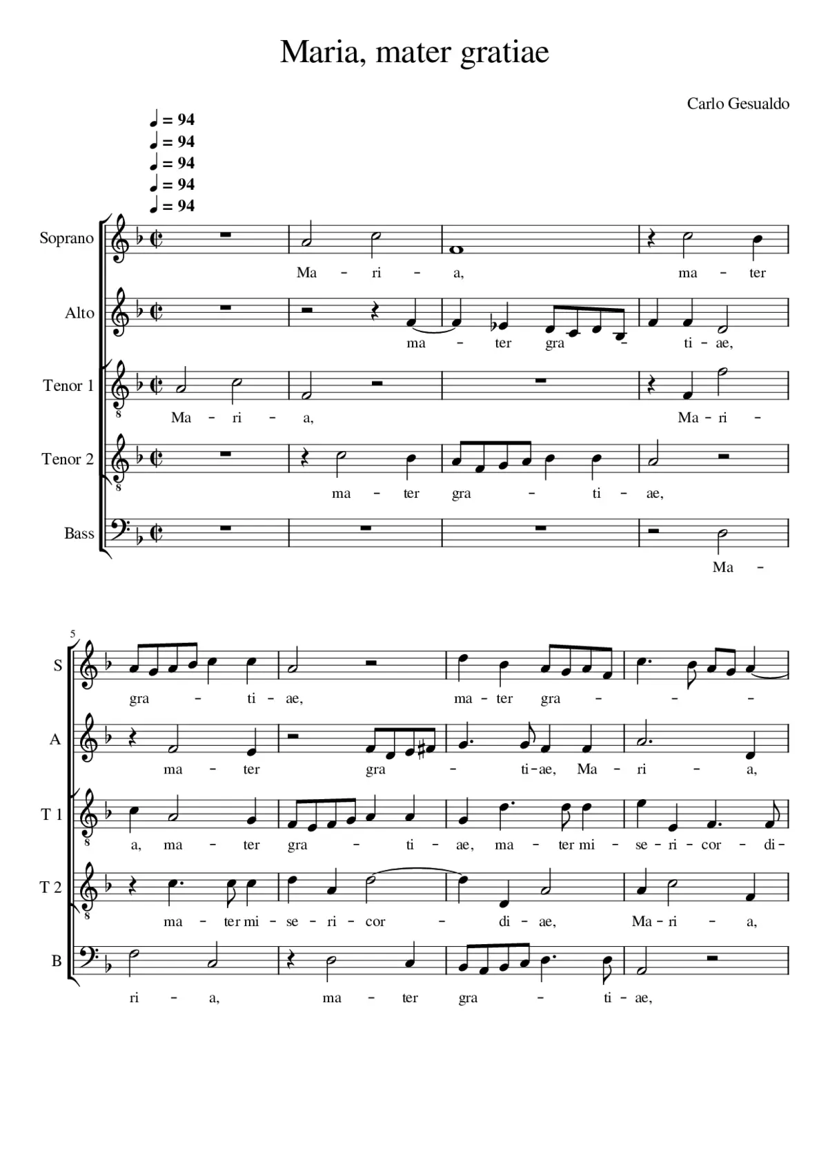 Maria mater gratiae - Page 1