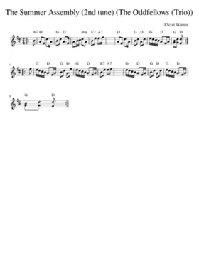 The Summer Assembly (2nd tune) (The Oddfellows (Trio))