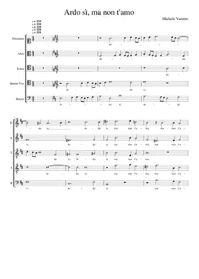 Ardo sì ma non t'amo
