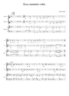 Ecce annuntio vobis