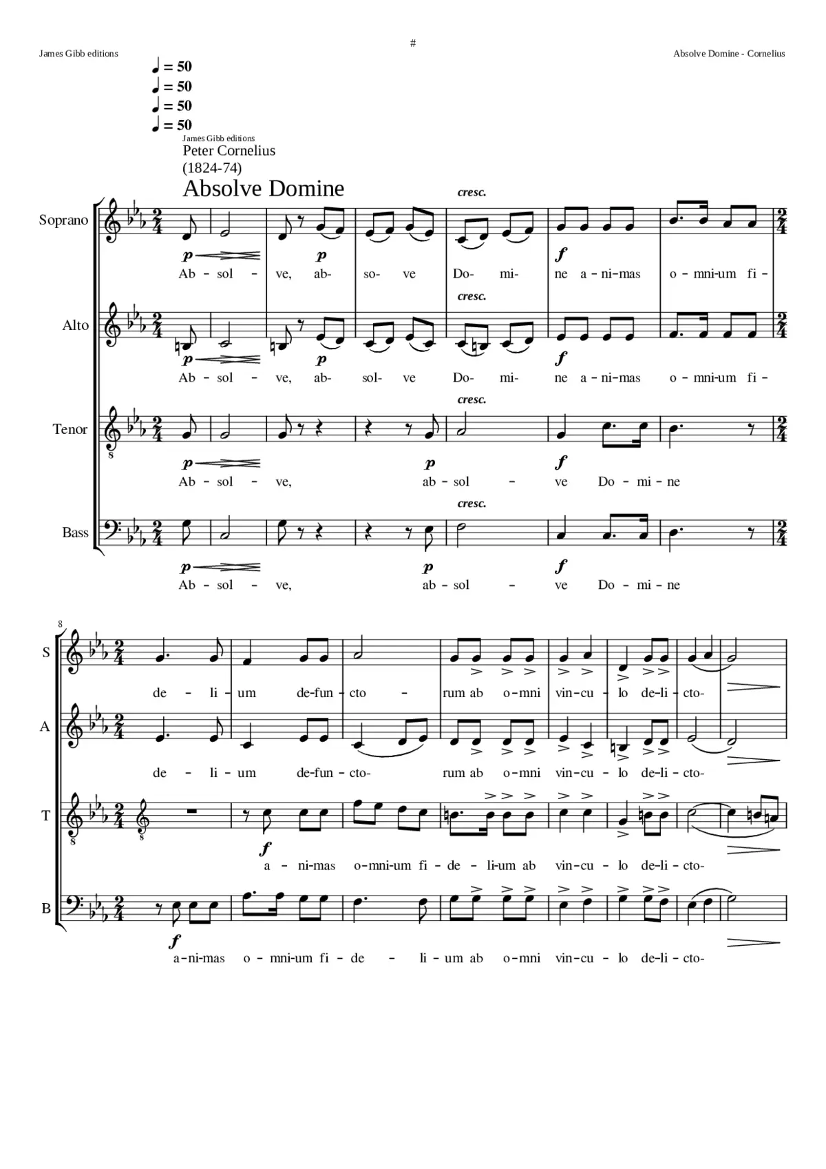Absolve Domine - Page 1
