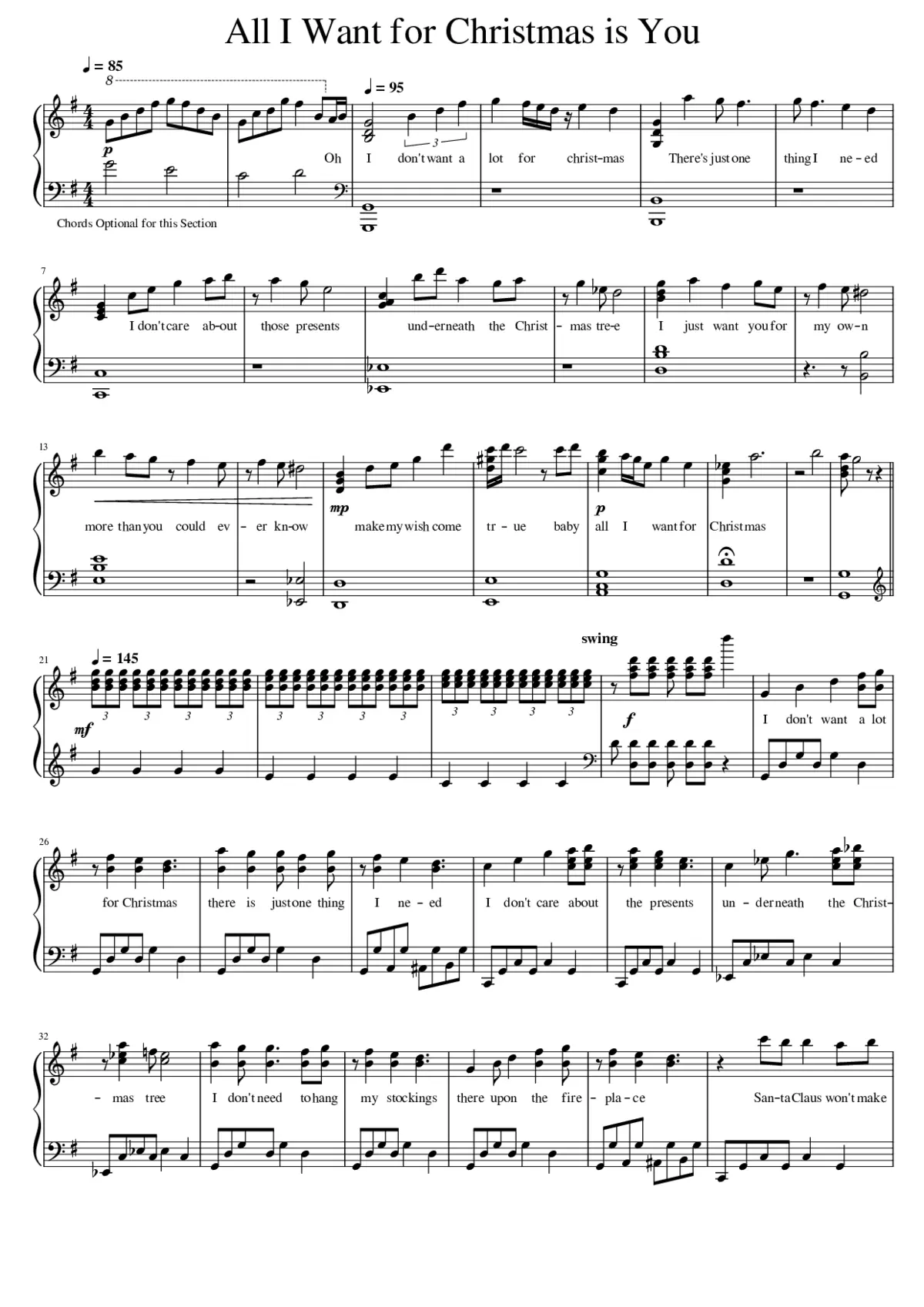 all i want for christmas is you - Page 1