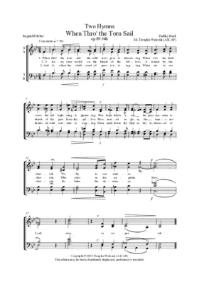 When thro' the torn sail, Op. 89, No. 4b