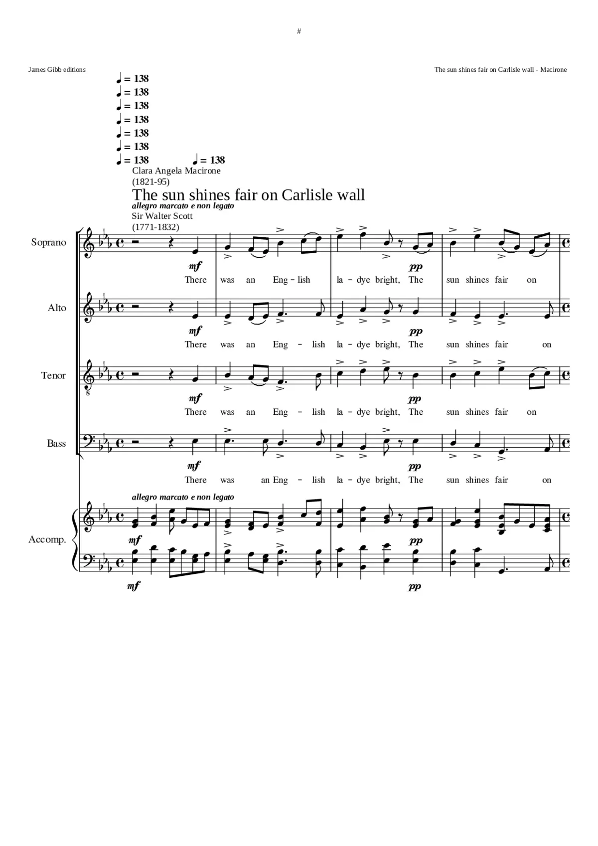 The sun shines fair on Carlisle wall - Page 1