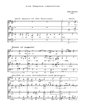 Ave Regina caelorum