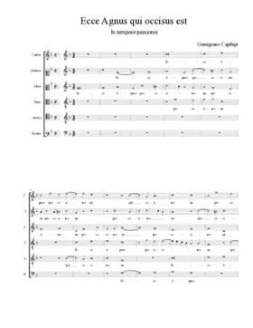Ecce Agnus qui occisus est