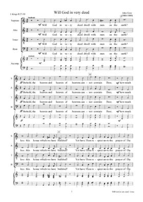 Will God in very deed