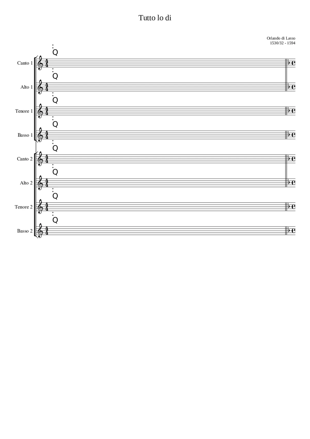 Tutto lo dì a 8 - Page 1
