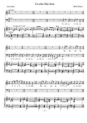 3 Pieces for Solo Voices