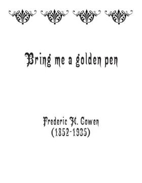 Bring me a golden pen