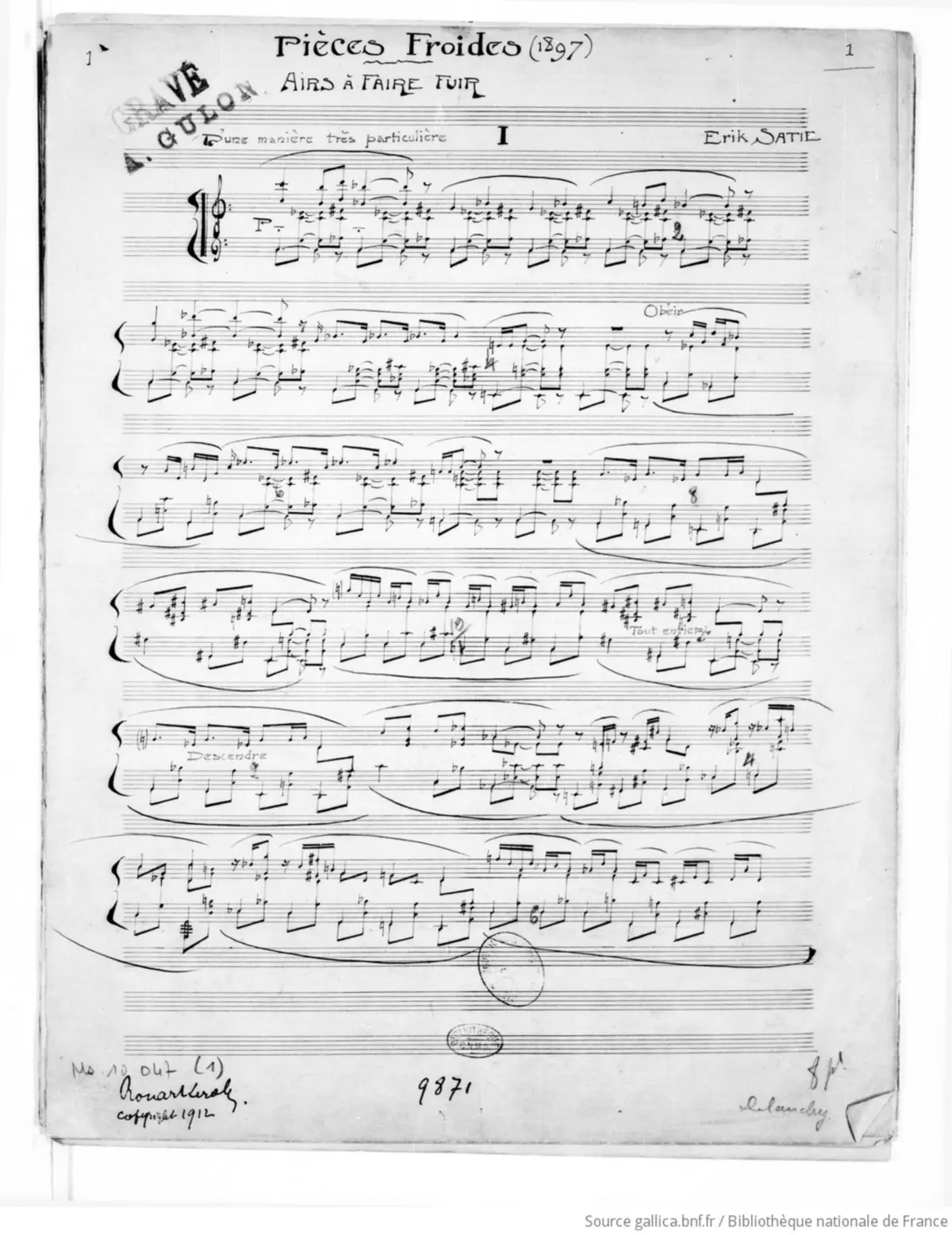 Pièces froides - Page 1
