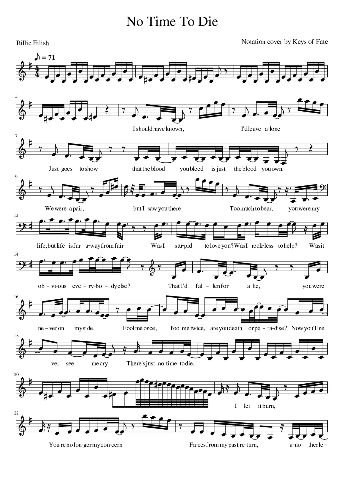 No Time To Die - Page 1