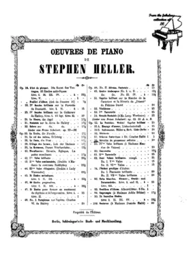 Reveries du Promeneur Soltaire, Op.58