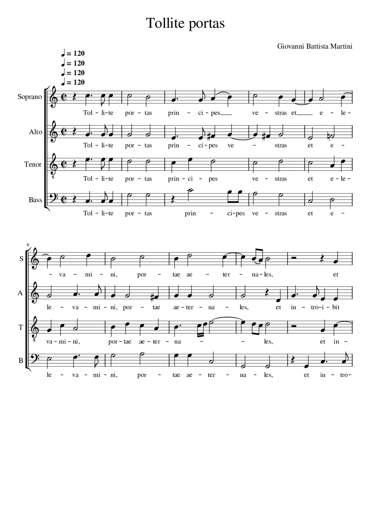 Tollite portas - Page 1