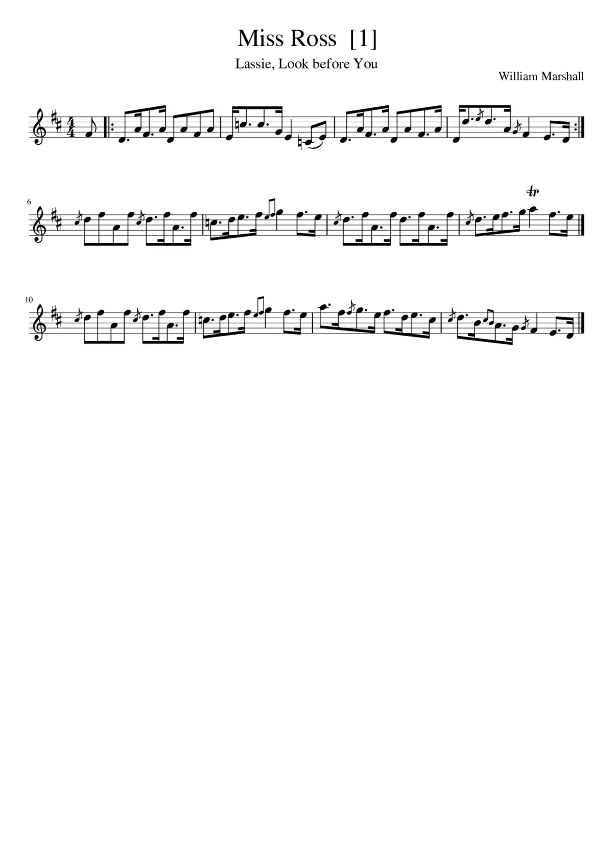 Miss Ross - Page 1