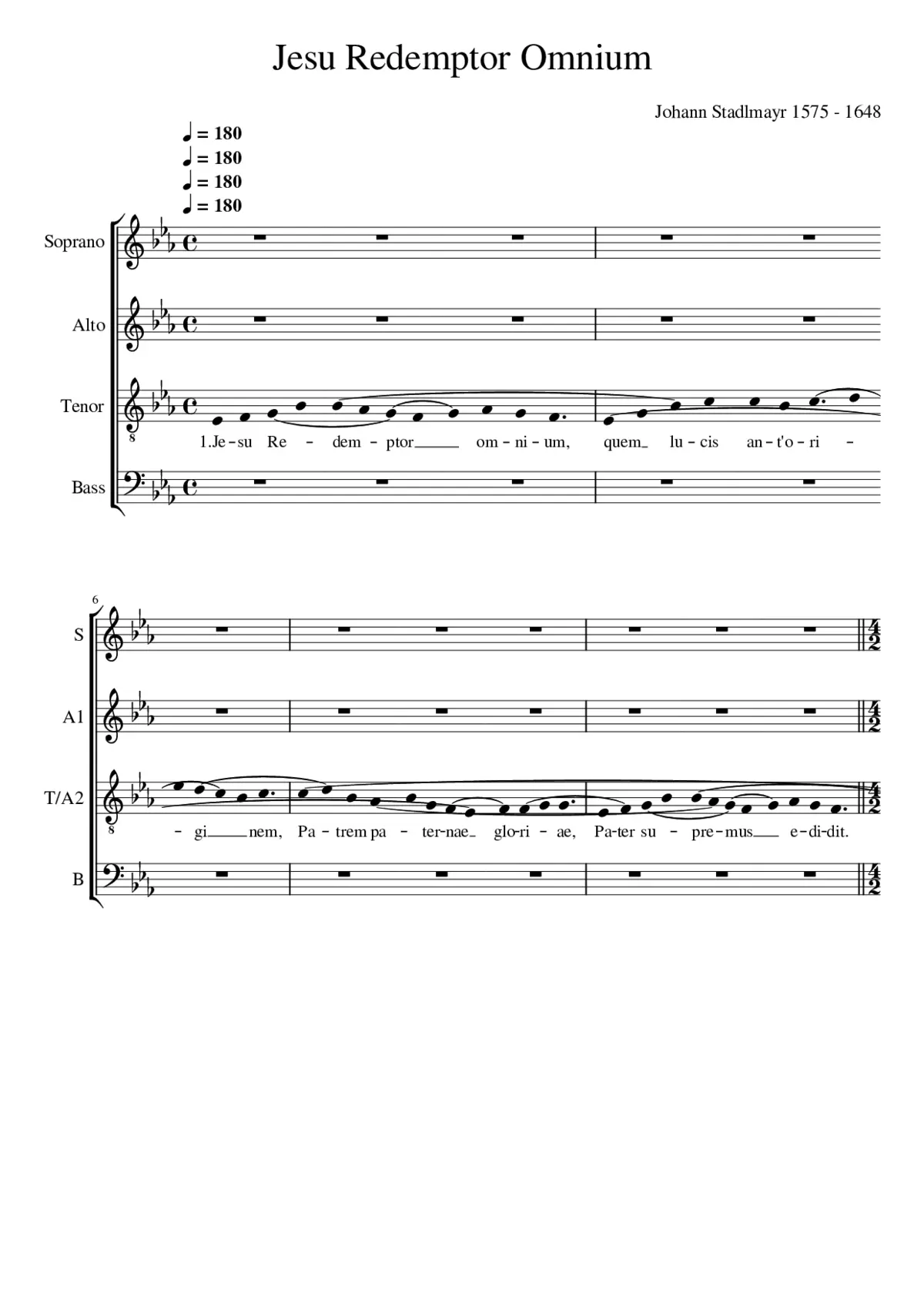 Jesu redemptor omnium - Page 1