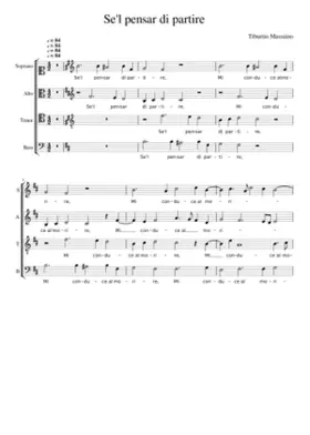 Se'l pensar di partire