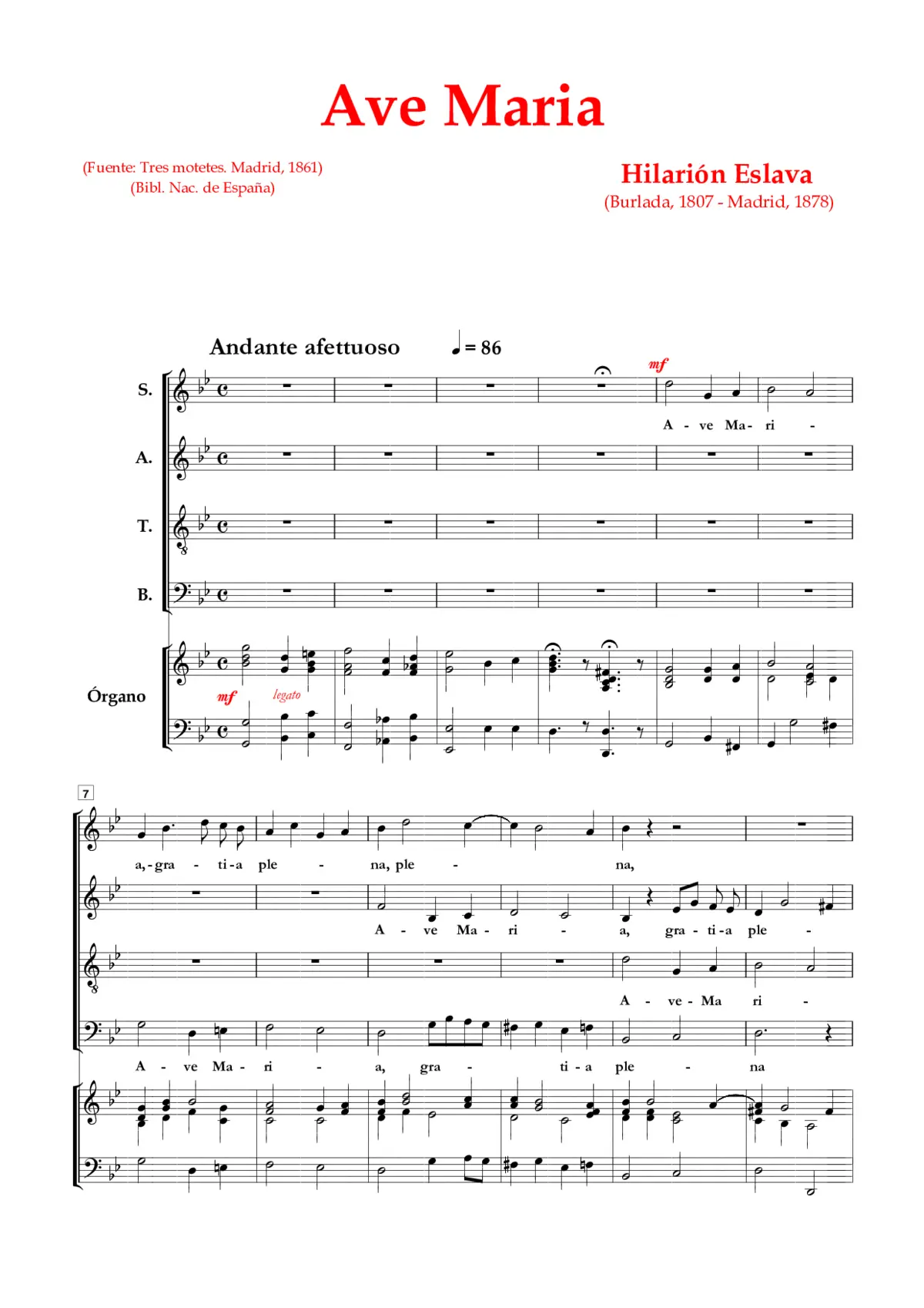 Ave Maria - Page 1