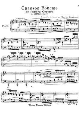 Chanson bohème, de l'opéra Carmen de Georges Bizet, transcription de concert