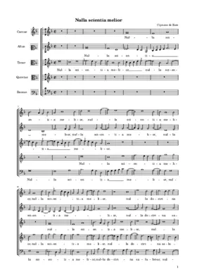 Nulla scientia melior