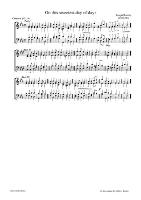 On this sweetest day of days