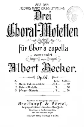 3 Choralmotetten