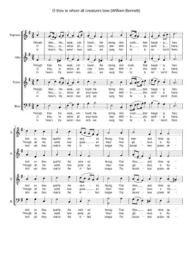 O thou to whom all creatures bow