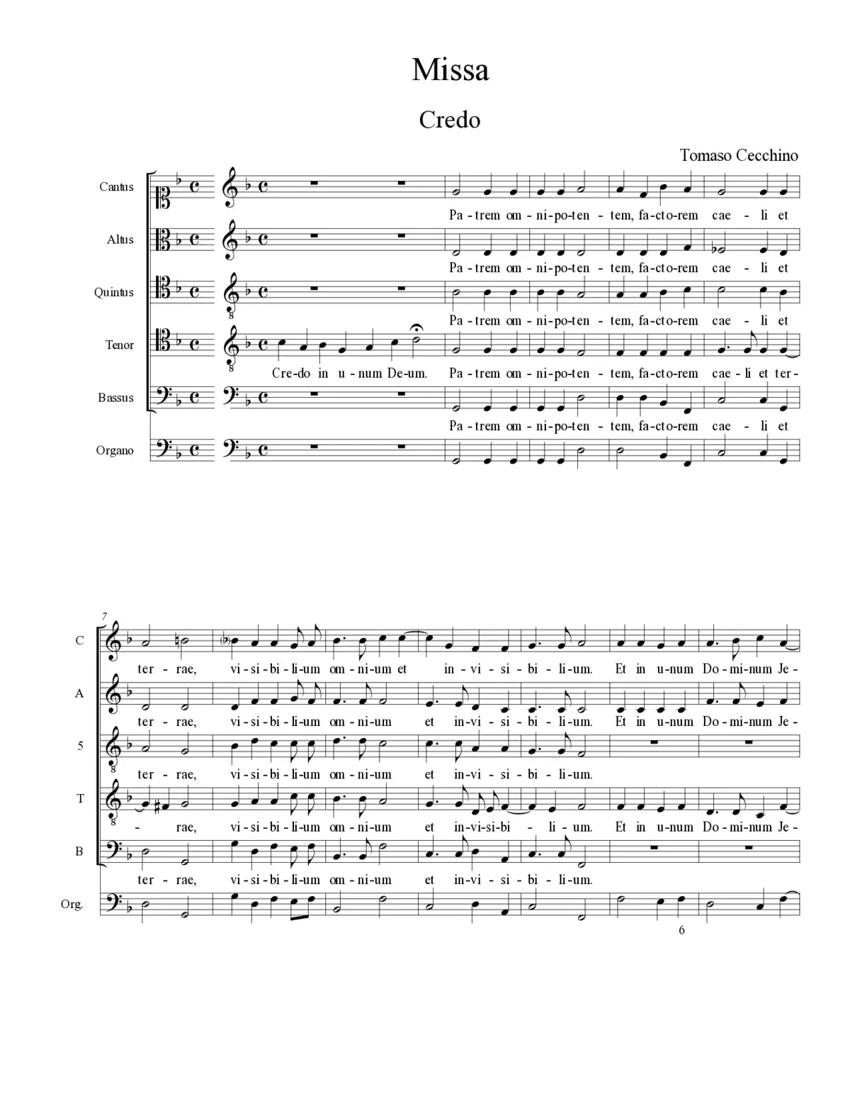 Credo - Page 1