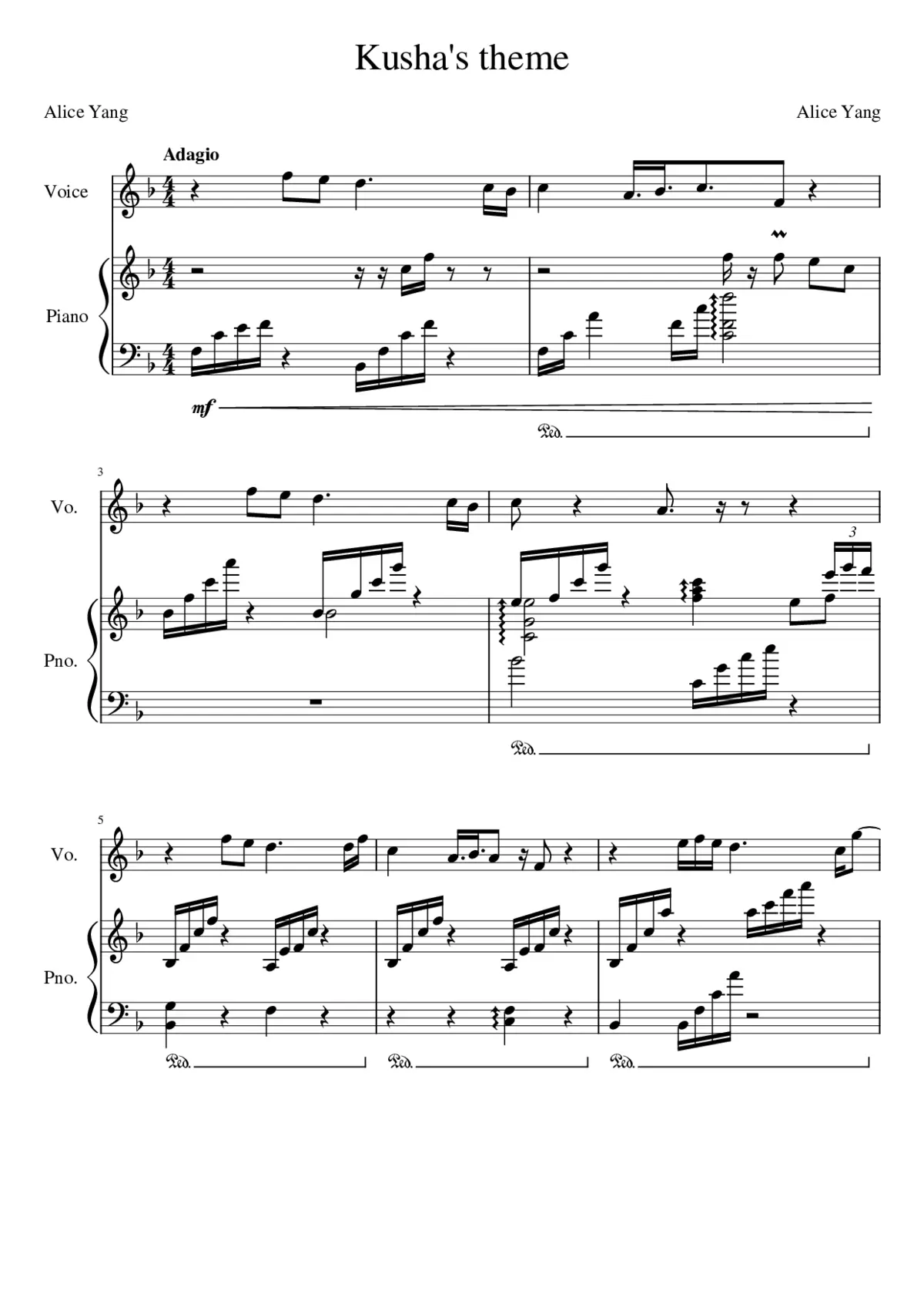 Kusha's theme - Page 1