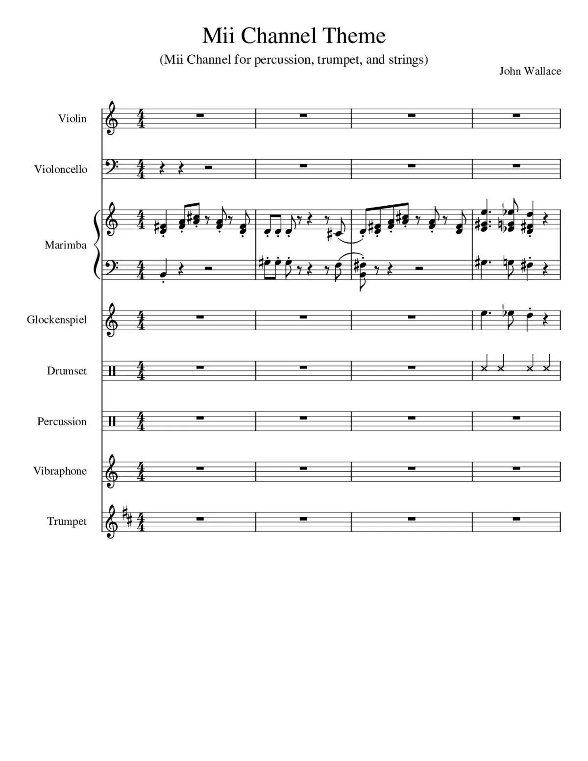 Mii Channel Theme - Page 1