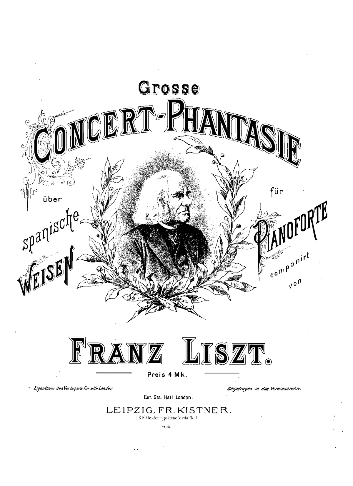 Grosse Konzertfantasie über spanische Weisen - Page 1