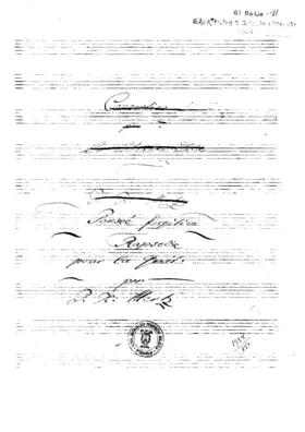 Pensée fugitive Rapsodie pour la Guitar