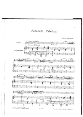 3 Morceaux per Violino e Pianoforte