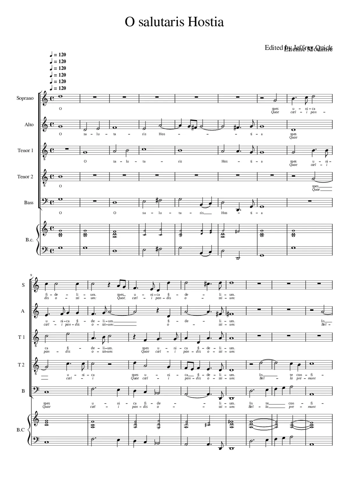 O salutaris hostia - Page 1