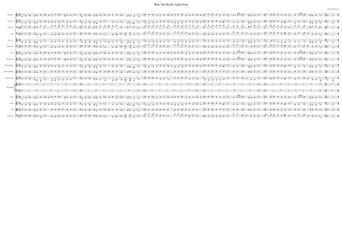 Hark the Herald Angels Sing - Page 1