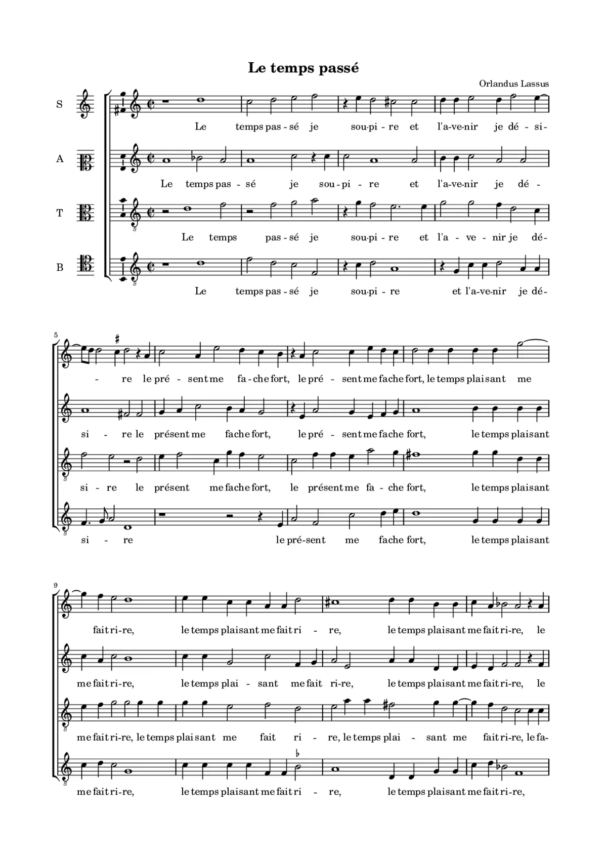 Le temps passé - Page 1